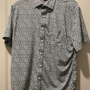 Men's Green Patterned Shirt